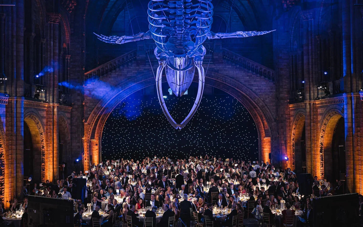 A GLITTERING NIGHT AT THE NATURAL HISTORY MUSEUM LONDON